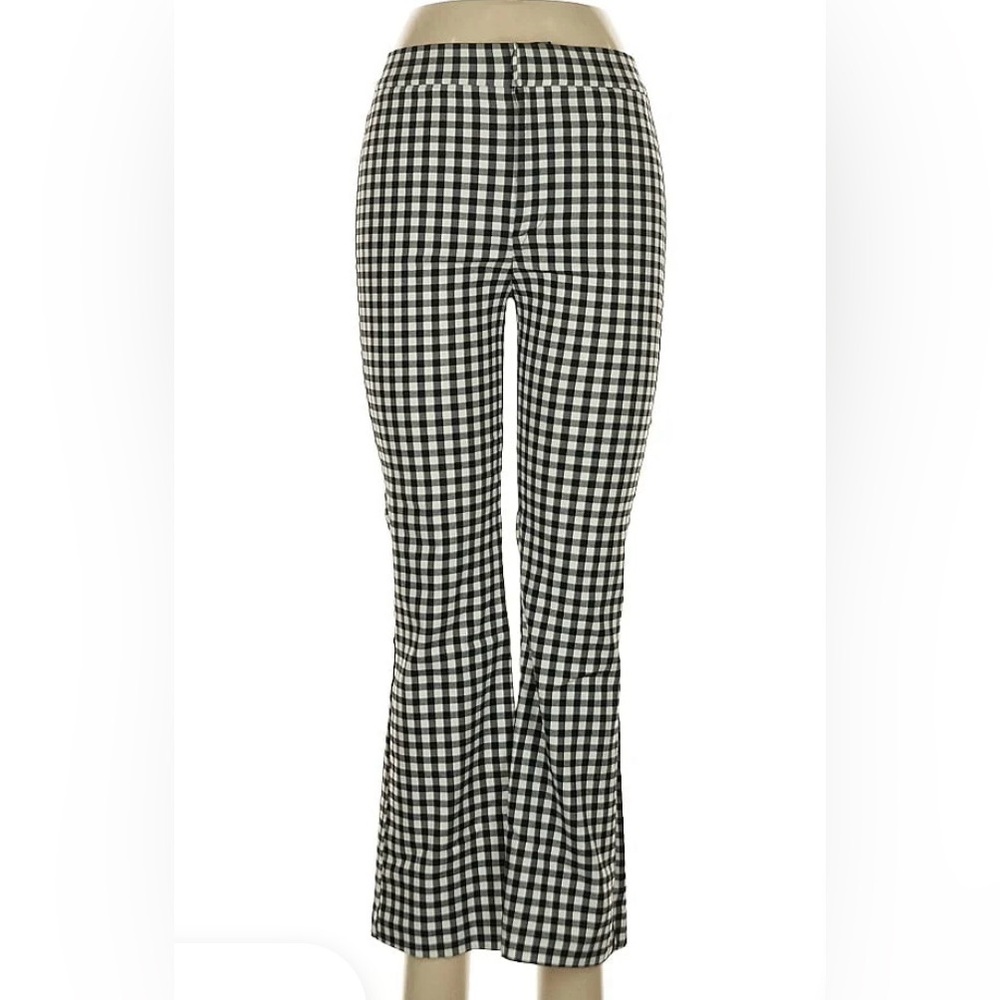 ZARA Gingham Ankle Pants